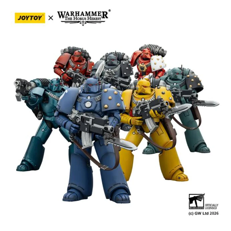 JOYTOY Warhammer The Horus Heresy 1/18 MKVI Tactical Legionary Ultramarines Imperial Fist Alpha Legion Actionfigur Modellpuppen