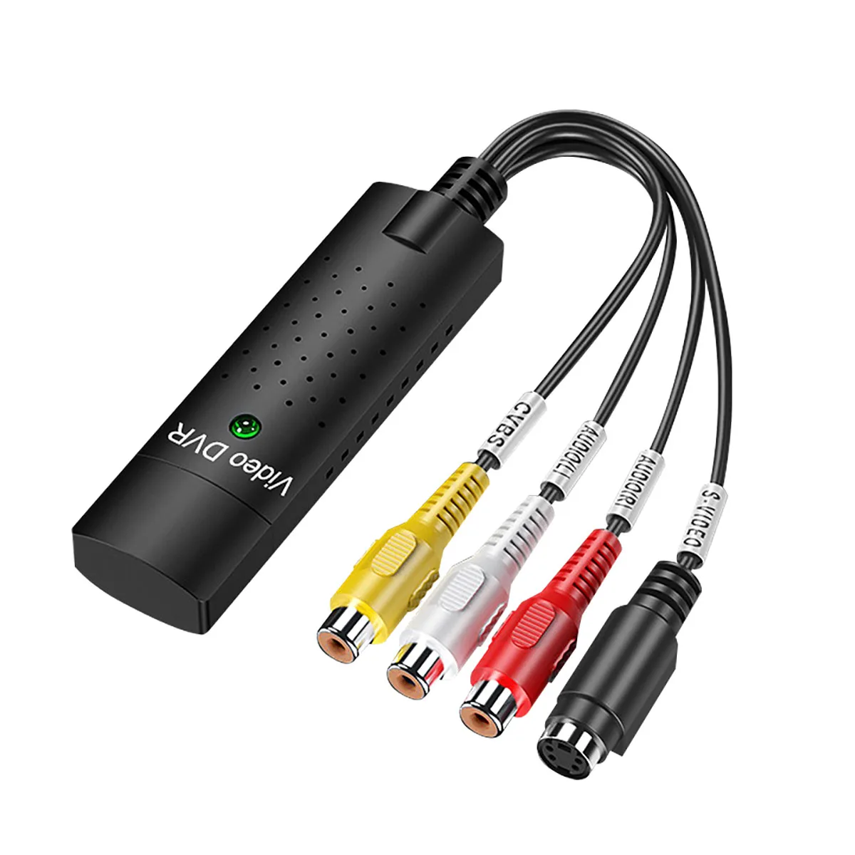 USB 2.0 캡처 4 채널 비디오 TV DVD VHS 오디오 캡처 어댑터 카드, TV 비디오 DVR, Win7, 8, 10, XP, Vista, 드롭쉬핑