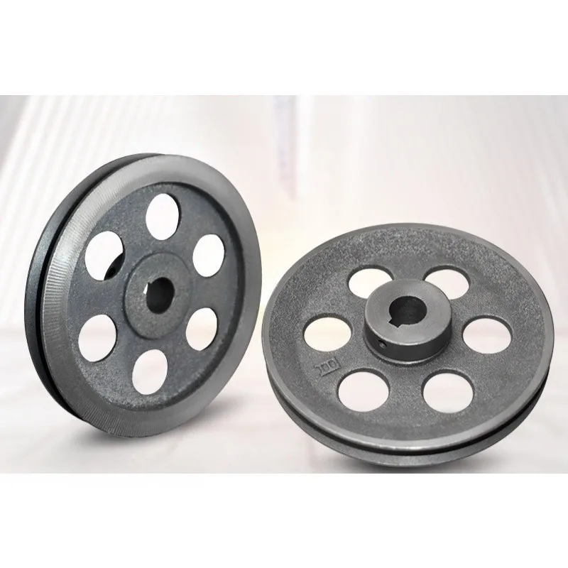 A Type Hollow Single Groove V Belt Pulley Cast Iron 1A Sheave Industrial Transmission Wheel