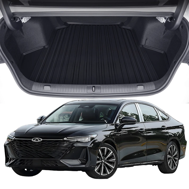 

Upgrade TPE Car Rear Trunk Mats Storage Pads Cargo Tray Dustproof Waterproof Protecion Cushion For CHERY Arrizo 8 2022-2024