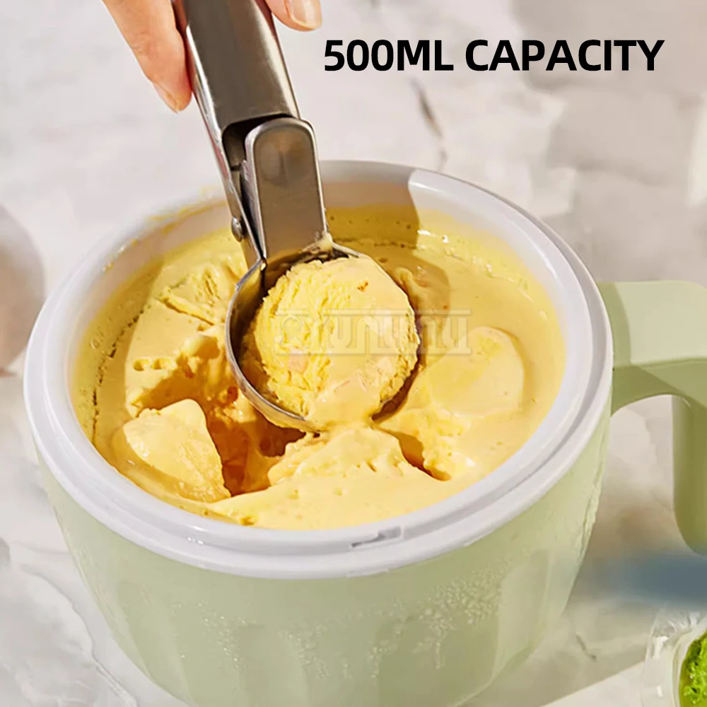 Soft Serve Ice Cream Machine Small Homemade Ice Cream Soft Serve Machine Milkshake Mixer Icecream Maker