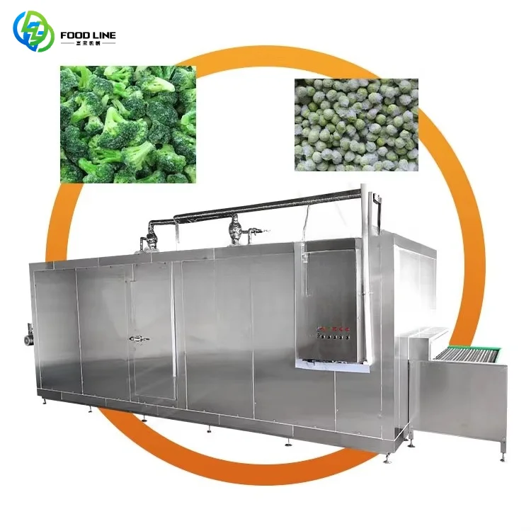 Factory Price Small Iqf Shrimp and Fish Food Fruit Strawberry Bakery Seafood Quick Freeze Machine Price for Potato Customized