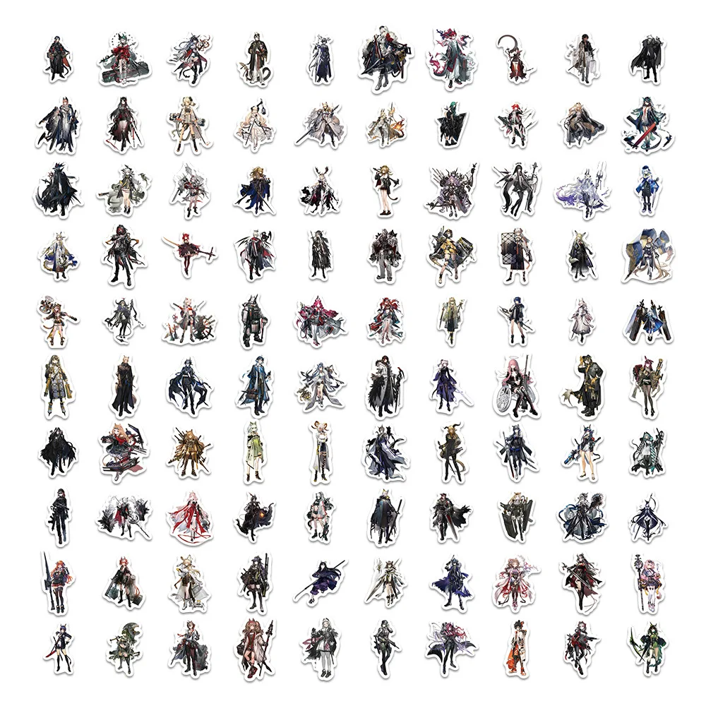 10/50/100PCS Nieuwe Arknights Game Stickers Fun Cool Persoonlijkheid Creatieve Decoratie Graffiti Decoratie Speelgoed Geschenken DIY boekenplank