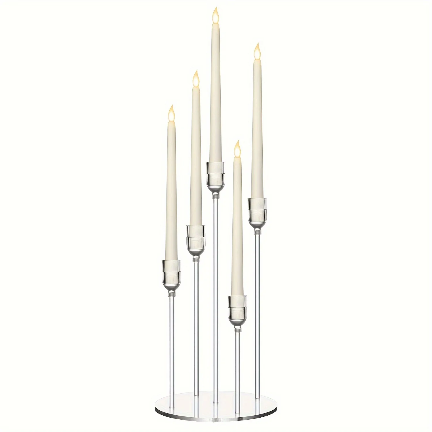 Acrylic Five-head Candlestick, Home Decoration, Wedding Decoration