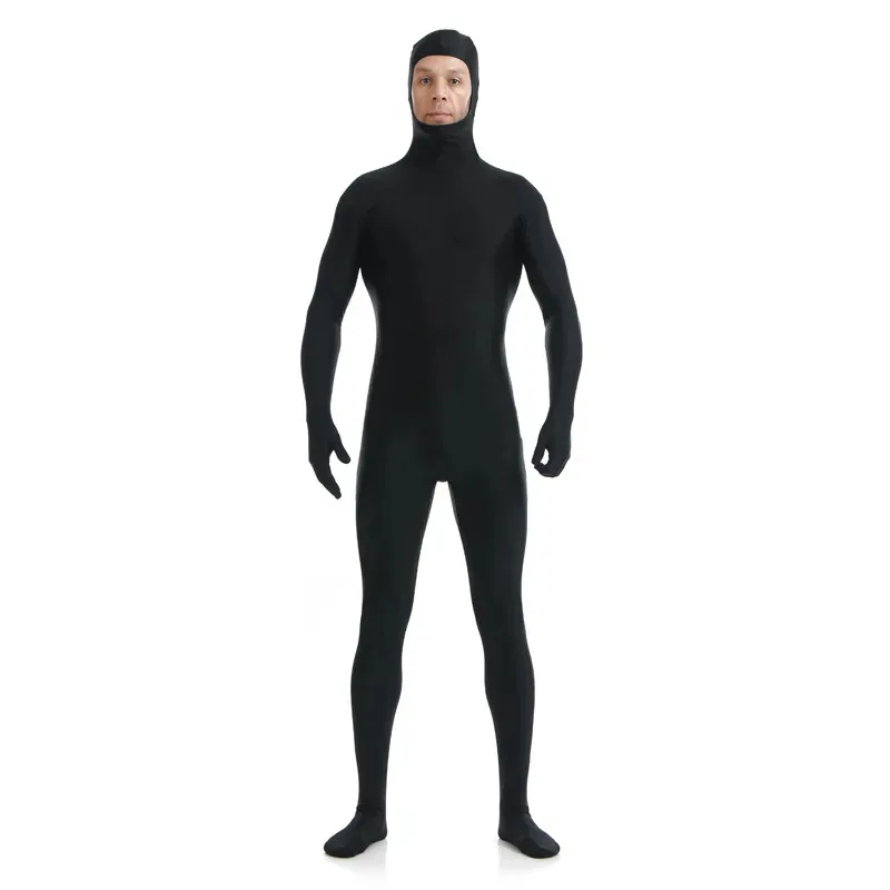

ss13New Adult Full Body Zentai Suit Costume For Halloween Men Second Skin Tight Suits Spandex Nylon Bodysuit Cosplay Costumes