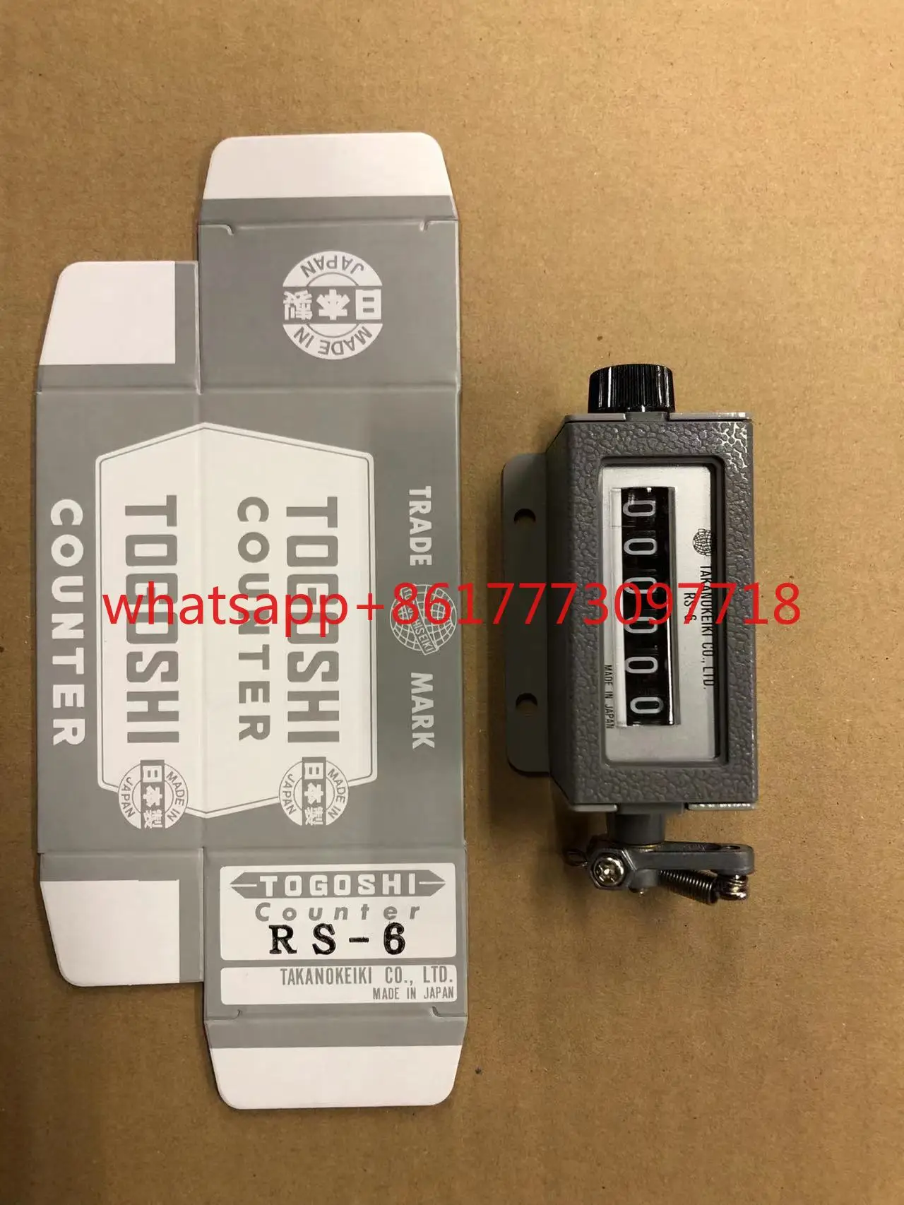 عداد العلامة التجارية اليابانية الأصلية TOGOSHI Earth ، ساعة الكرز بقضيب ربط RS-5 5 أوضاع RS-6 6 أوضاع زنبركية #4