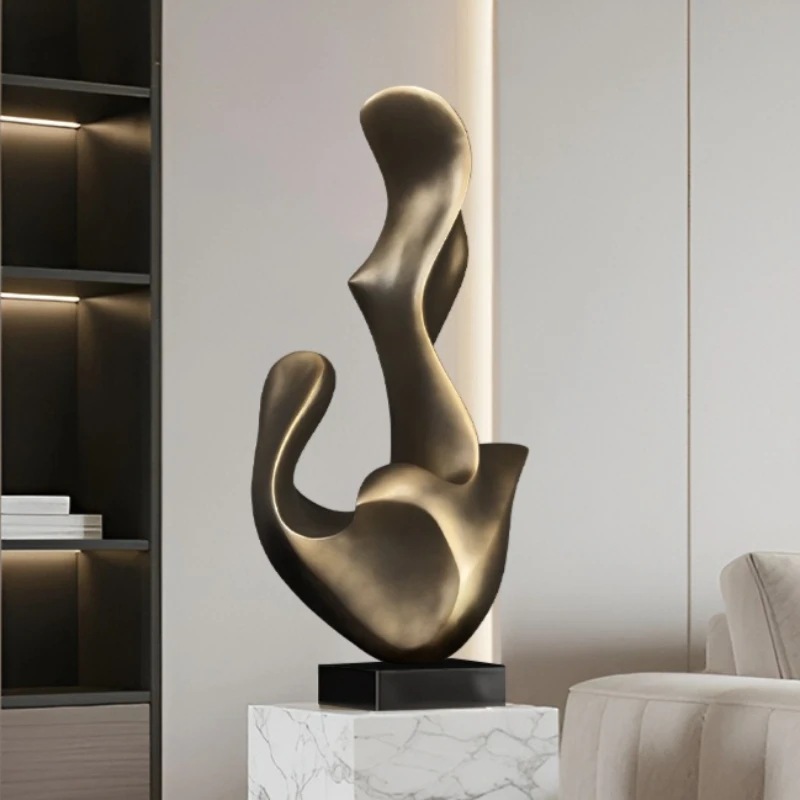 Modern Minimalist Sculptures Living Room Luxury Artistic Sculptures Abstract Creative Design Ornament Statue Artistic Home Decor