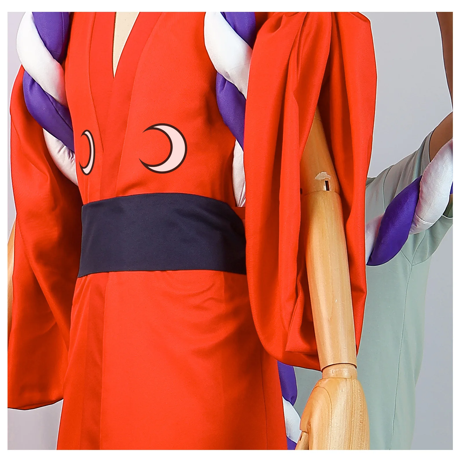Wano Country Kozuki Oden Cosplay Costume Anime Kimono Outfit Full Set for Halloween Party - view 5