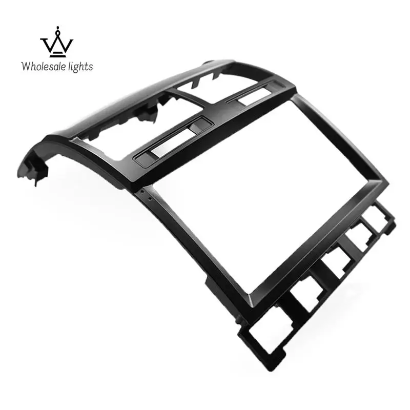 

2Pcs 9 Inch Car Dash Mount Installation Double Din DVD Frame Trim Kit Fascia Panel For VW Touareg 2002-2010