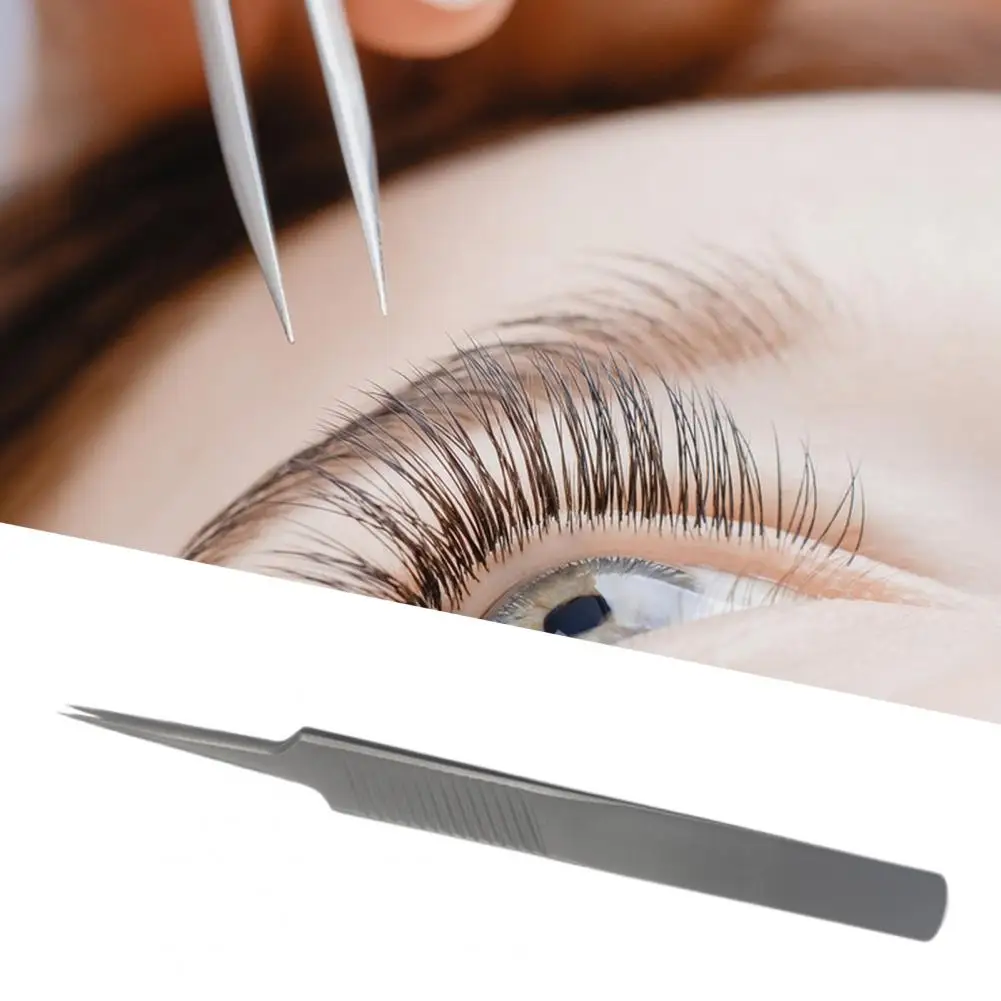 Eyelashes Tweezers Stainless Steel superhard Tweezers High Precision Anti-static tweezers for Eyelash Extensions