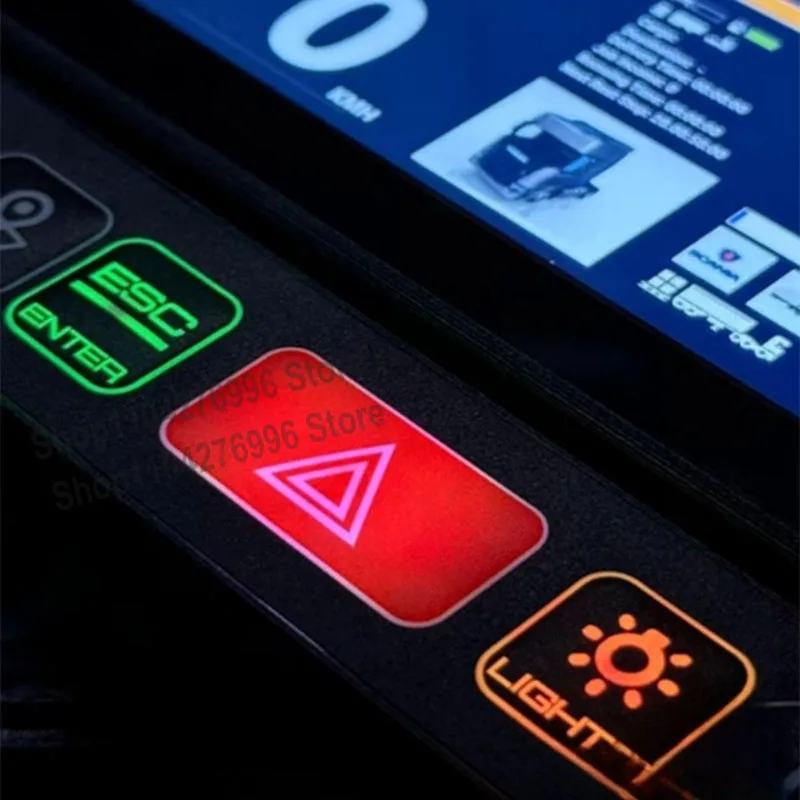 Sim Racing Painel PC 8.3 Polegadas 9RGB Ouka Simulador de Projeção de Navegação para Logtiech G29 Thrustmaster SIMAGIC MOZA FANATEC