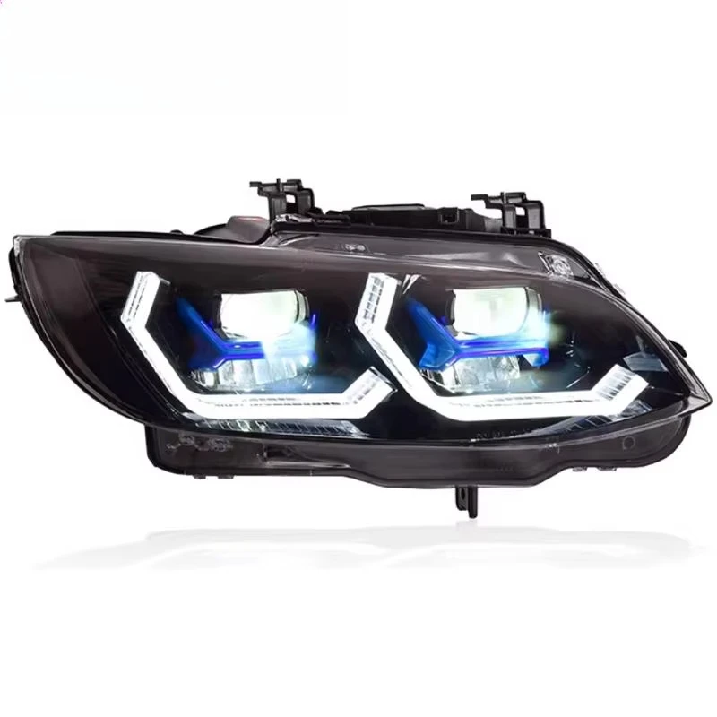 For BMW E92 E93 M3 LED Projection Headlights DRL Sequence Turn Signal Far and Near Light 2011-2013 Modified Lights