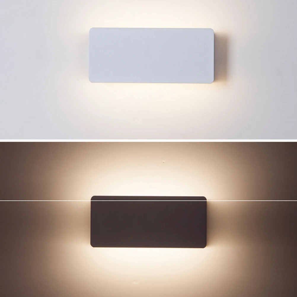 

1pc Wall Lamp Adjustable Luminous Angle Wall Light Fence Lamp for Home Restaurant Hotel (5W Warm Light)