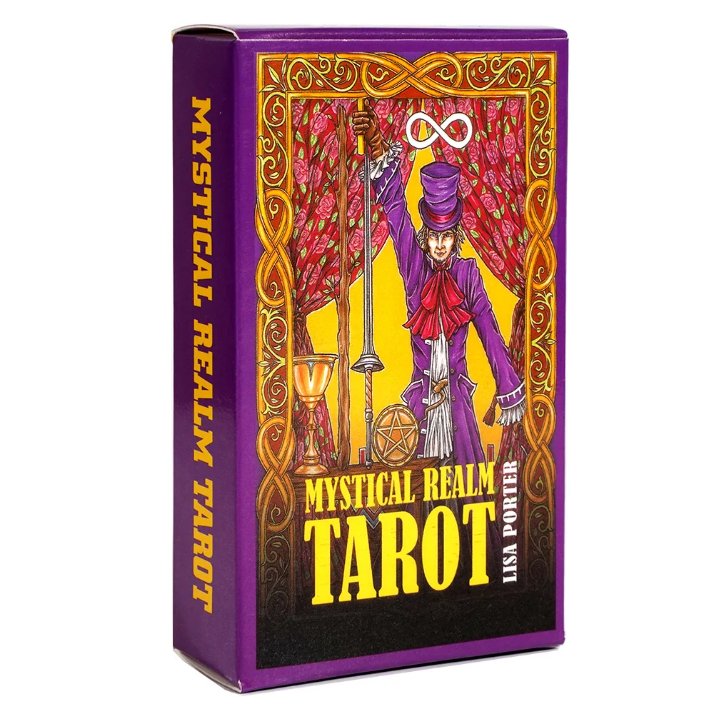 Mystical Realm Tarot 78 Full Color Cards a visual and historic exploration of the Fools Journey traditional tarot meaning