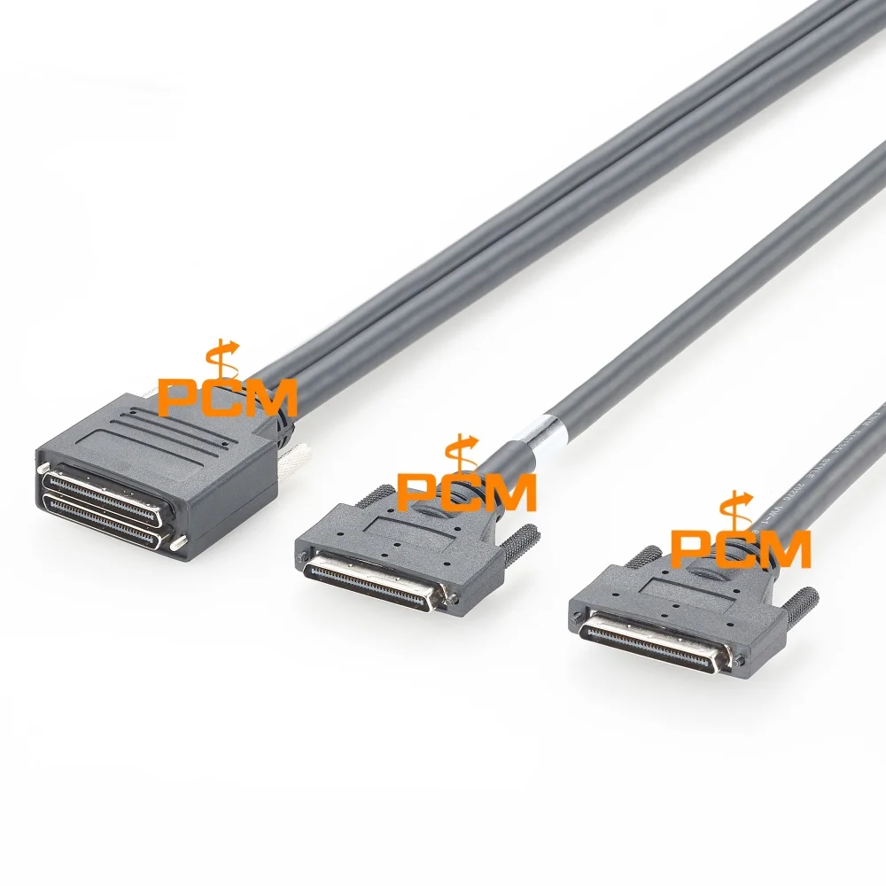 Dual-Port-VHDCI-68-Pin-zu-2-Wege-Dual-Port-VHDCI-Kabel, High-Density-SCSI-Kabel für PCI-Datenerfassung und industrielle Steuerung – Detail 1