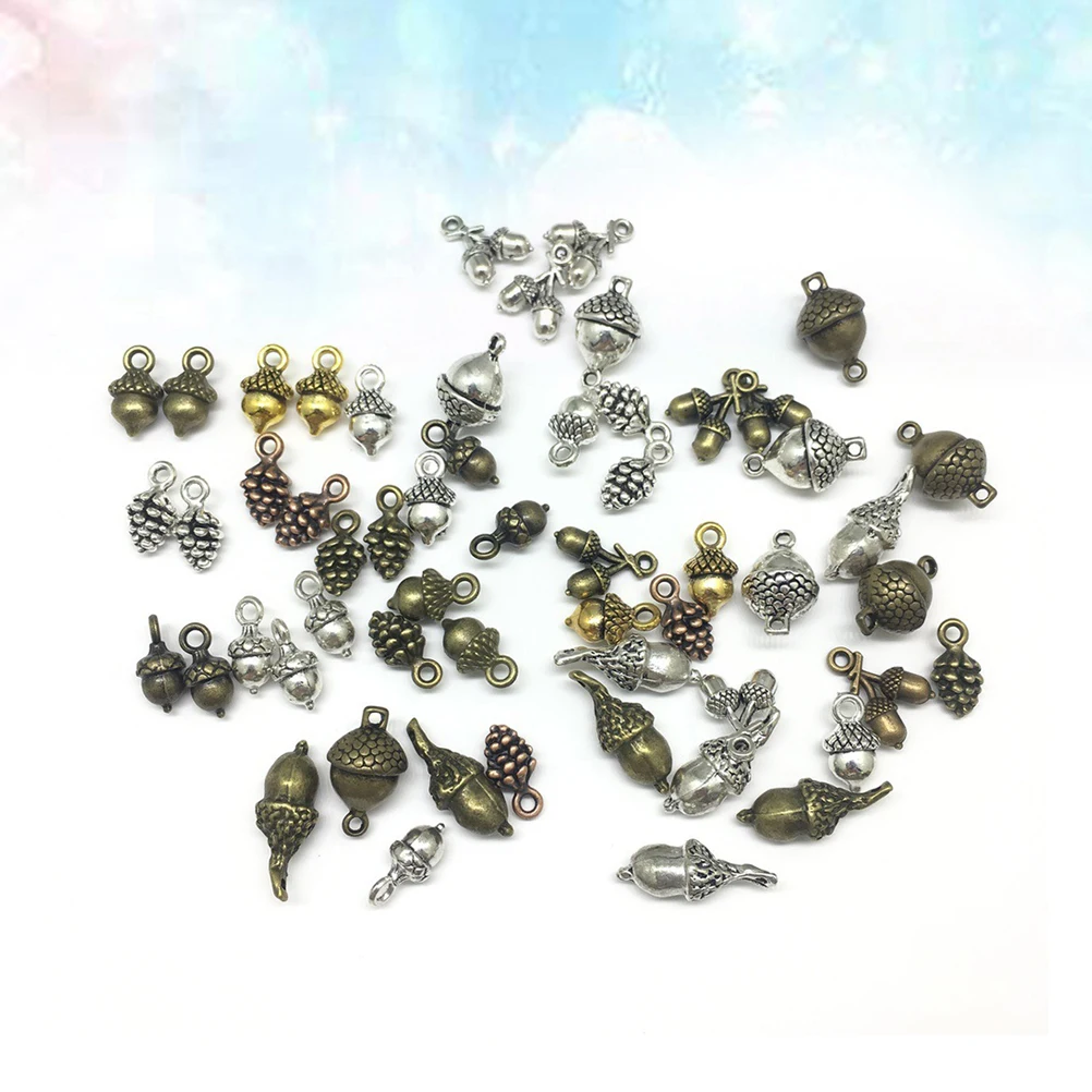 

50 Pcs Alloy Jewelry Pendants Mini Christmas naments Earrings Necklace Decor DIY Charm Set Bracelet Accessories Gifts