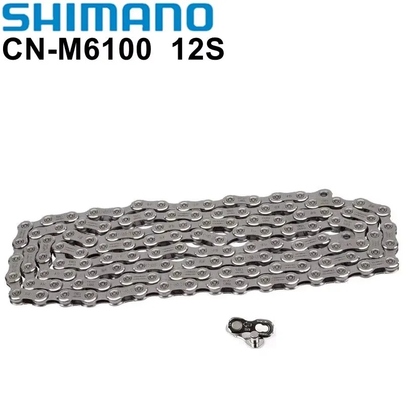 

SHIMANO DEORE CN-M6100 MTB Road Bicycle Chain 12 Speed CN-M6100 Bike Chain 12s Current MTB Parts QUICK LINK