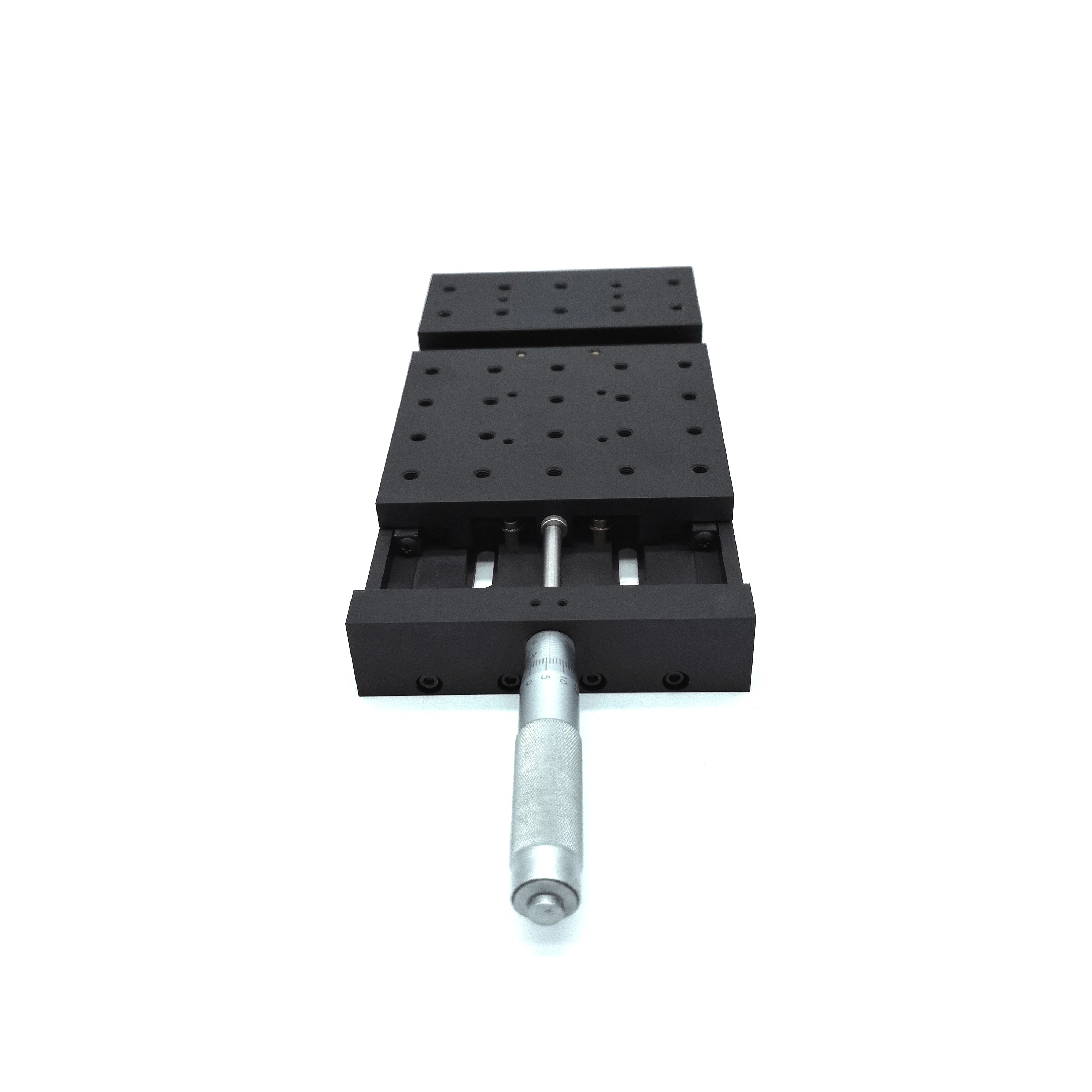 LSSP-J-50VZ-02 Customizable OEM Manual Linear Translation Stages Platform Size 110x120mm Travel Range 50mm