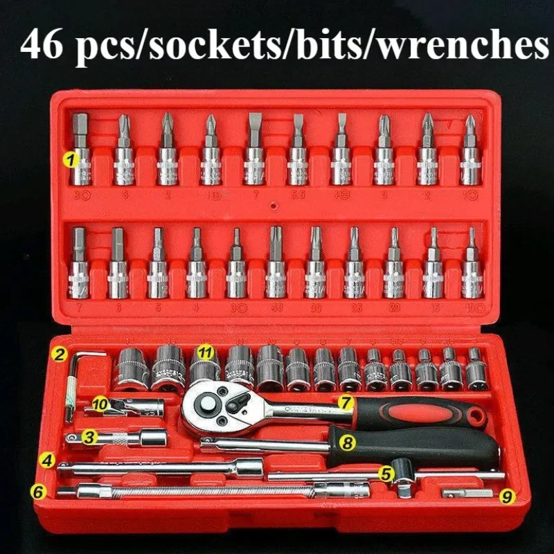 

Motorcycle Repair Tools, 46 Pieces, Motorcycle Accessories