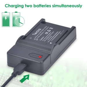 بطارية وشاحن قابل لإعادة الشحن لباناسونيك ، لوميكس ، DMC-FP5 ، DMC-FP7 ، DMC-FH2 ، DMC-FH5 ، DMC-FH24 ، DMC-FH25 ، DMC-FH27 ، DMW-BCK7E ، 1200 مللي أمبير أفضل 8 مبيعات للتحكم عن بعد CQB1007R - رقم 5