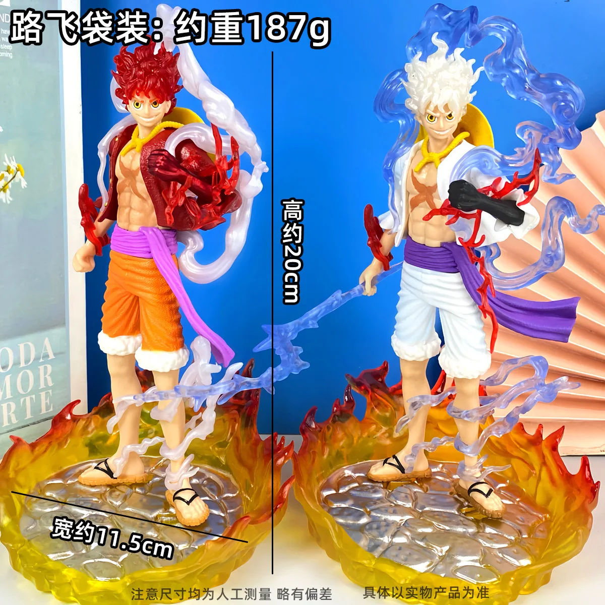 Anime One Piece Figure Luffy Gear 5 Action Figure Sun God Luffy Nika 17cm Pvc Action Figurine Statue Collectible Model Doll Toys