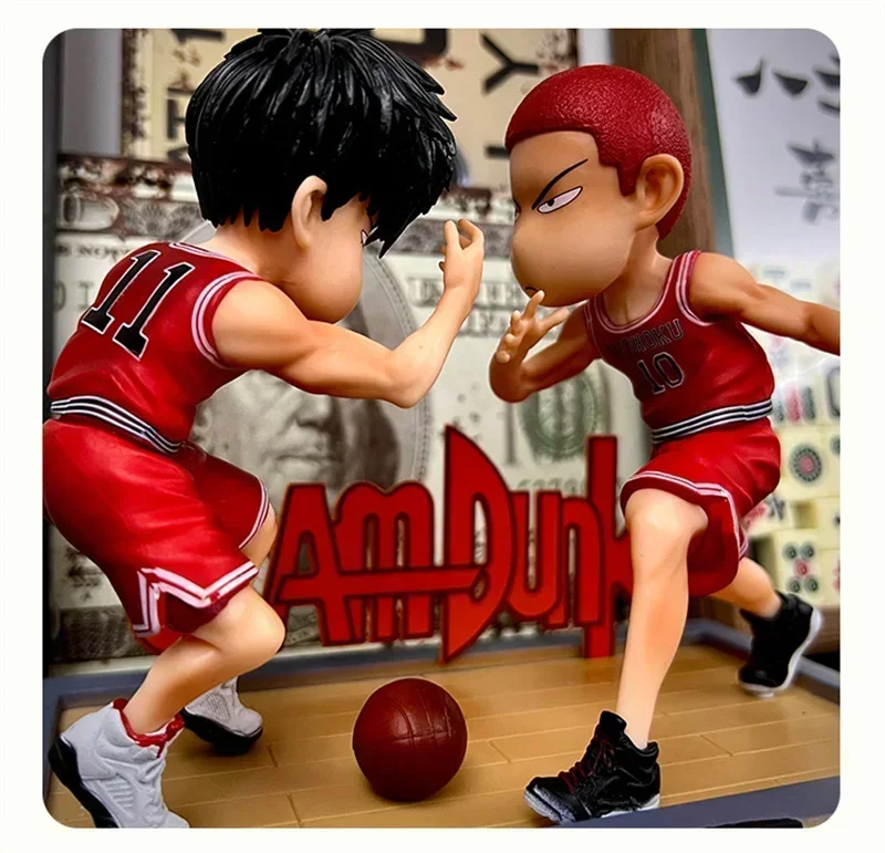 Q Version Slam Dunk Century High Five The Century Anime Figures Sakuragi Hanamichi Rukawa Maple Collection Model Ornament Toys