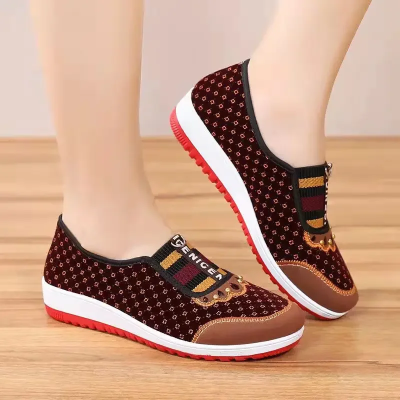 Fashion Spring and Autumn Woman High Quality Sports Shoes Women\'s Soft Bottom Non-slip Shoes Flat Casual Flats Shoes 2023