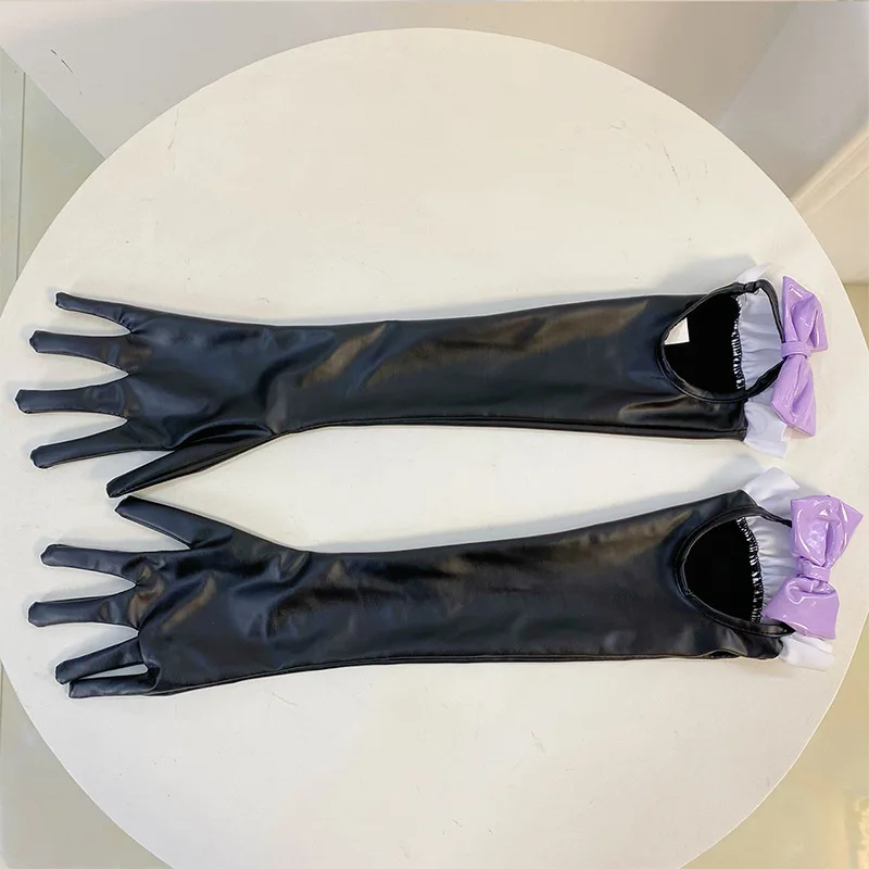 Sexy Leather Purple Little Devil Succubus Cosplay Costumes Original Maid Dress Enchanting Kafka Little Demons Halloween Costume