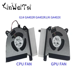 CPU GPU Fan For Asus ROG Zephyrus G14 GA402 GA402R GA402RK GA402RJ 13NR09U0AP0901 13NR09U0AP1001 B7408ASHNF2100TN 13NR09U0AP0402