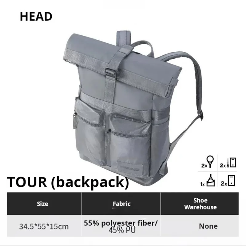 HEAD Tour Series Backpack / Travel Tote Bag Tennis Racket Bag For Women