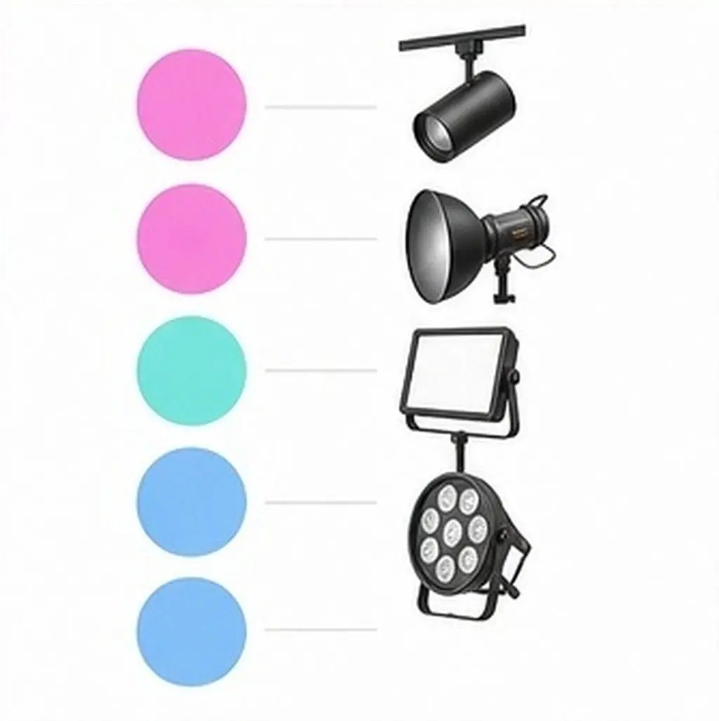50Pcs Warm Light Film Self Adhesive Color Changing Filter Sheets for LED Track Light Correction Gel for Photography Ambient