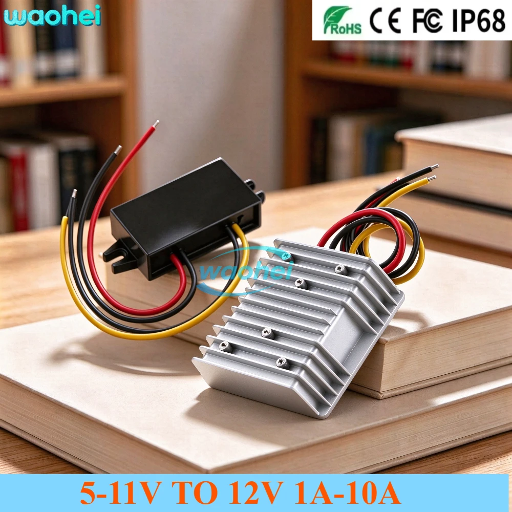 DC-DC Step Up 5V-11V To 12V 1A 2A 3A 5A 8A 10A Converter Power Supplly Boost 12 Volt Module Voltage Regulator for Car LED