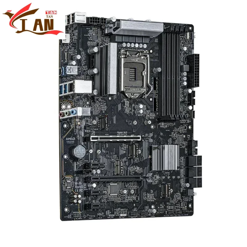 

For ASROCK Z590 PHANTOM GAMING 4 Motherboard 128GB HDMI M.2 LGA 1200 DDR4 ATX Z590 Mainboard 100% Tested Fully Work TAN
