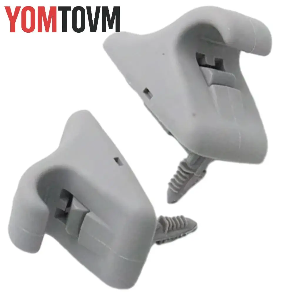 

2pcs Car Sunshade Clip Gray Car Sunshade Support Clip 85235C9000 for Hyundai Sonata 2015-2018 Creta 2015-2017 Elantra 2017