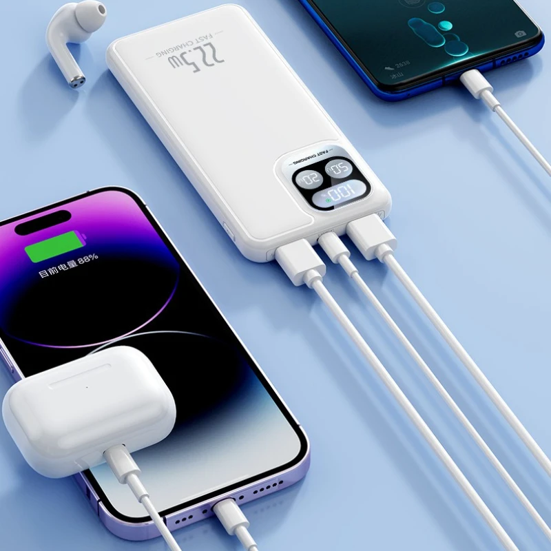 Power Bank da 10000 mAh/20000 mAh con display digitale, uscita 22,5 W, batteria ausiliaria portatile, portatile per viaggi e uso quotidiano