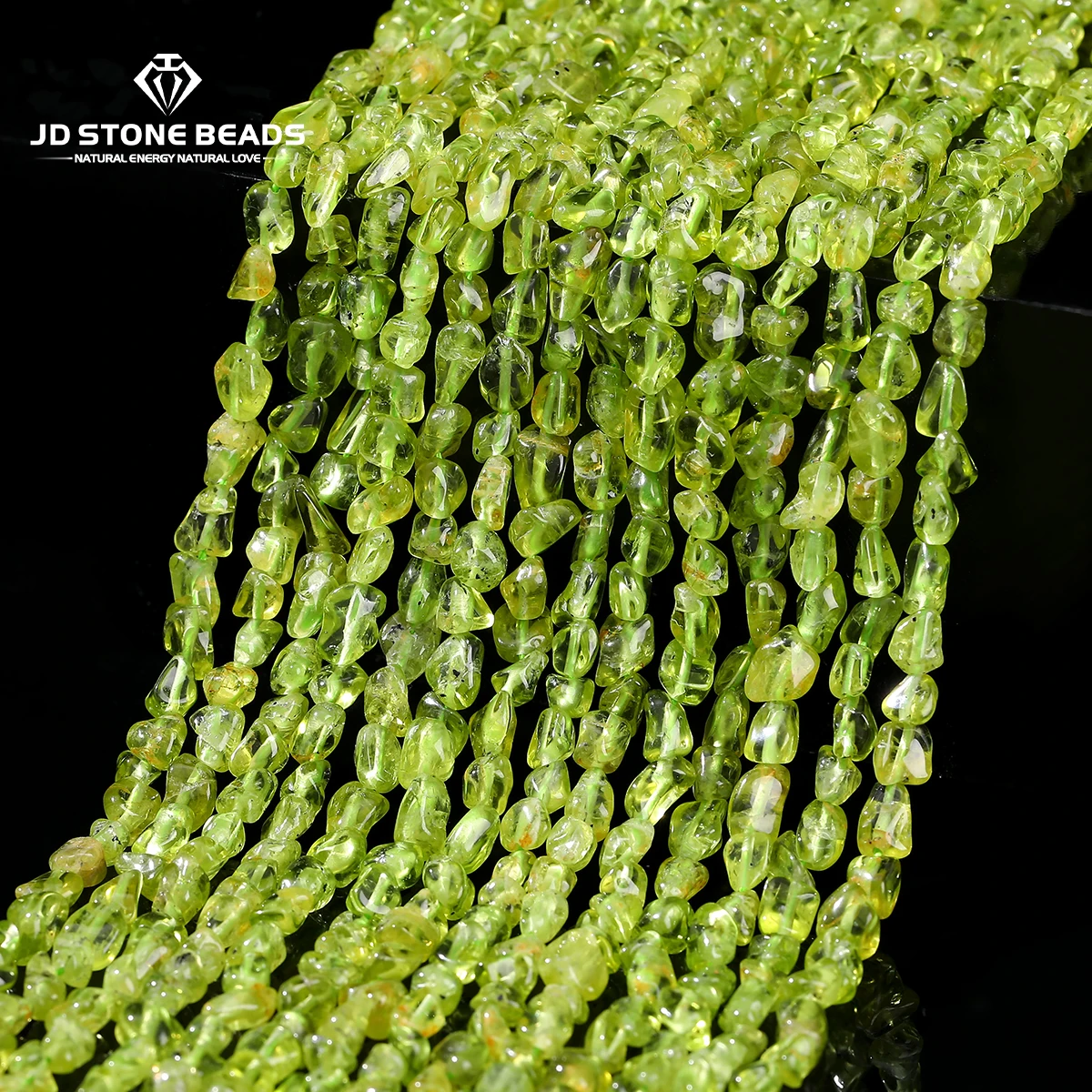 

6-8mm Natural Stone Peridot Chip Bead Irregular Loose Spacer Gems Gravel Bead For Jewelry Making DIY Necklace Bracelet Accessory