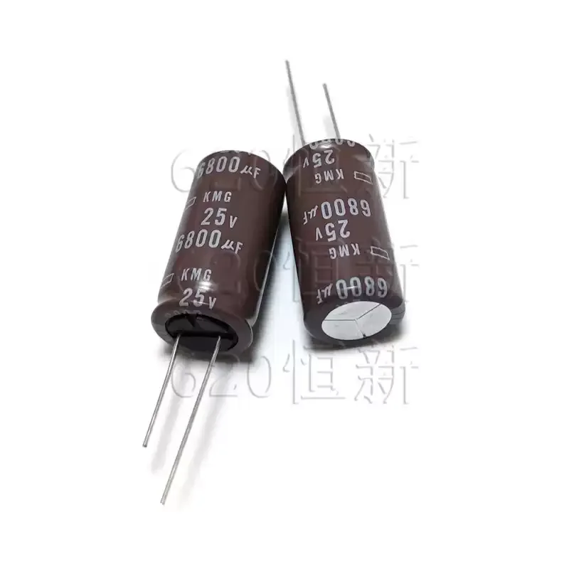 

10-50 шт. Новые импортные конденсаторы 25V6800UF, 6800UF 25V 18X35 KMG, японские Black Diamond, 105 градусов.