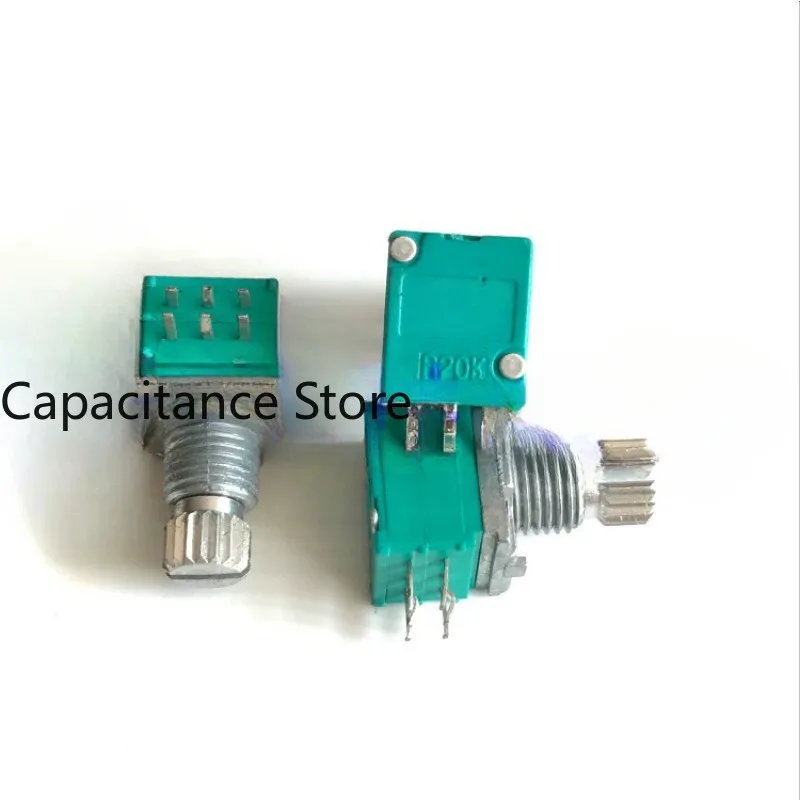 5PCS RK097 precision potentiometer duplex B20K/B203 power amplifier speaker audio volume  6 pins