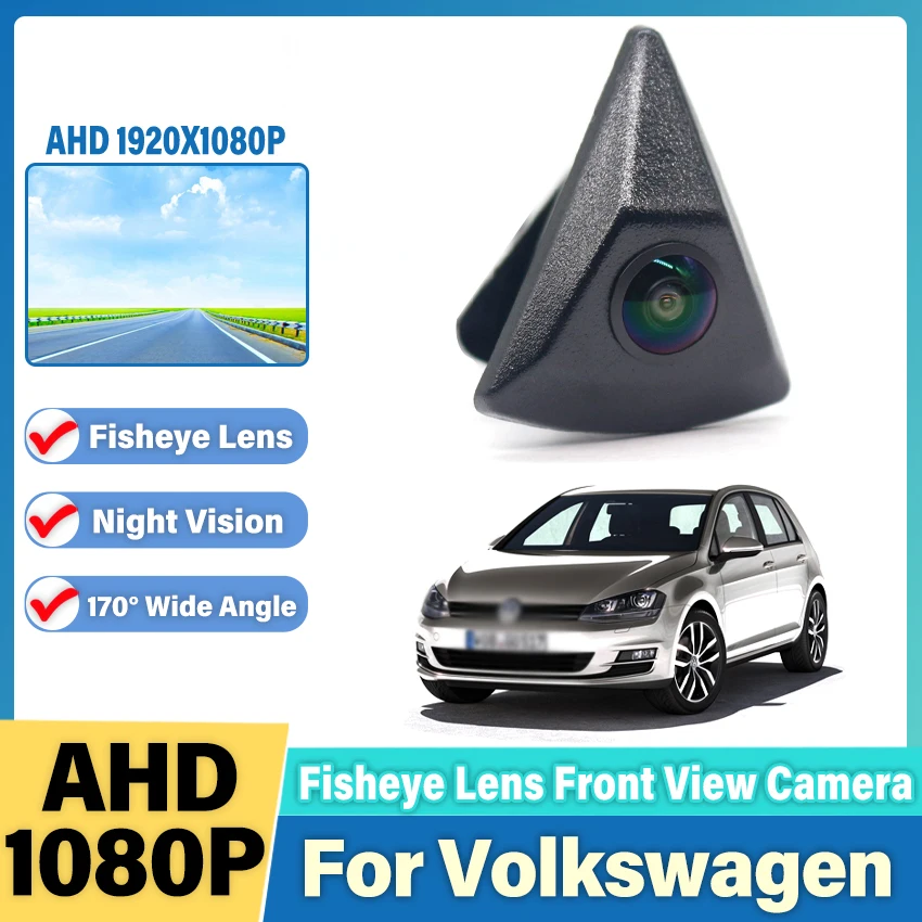 Камера переднего вида AHD для Toyota FJ Cruiser, Avensis T25, T27, Hilux, Corolla, Yaris, Prado 150, IQ, Proace, Camry, Atoto, Rav4