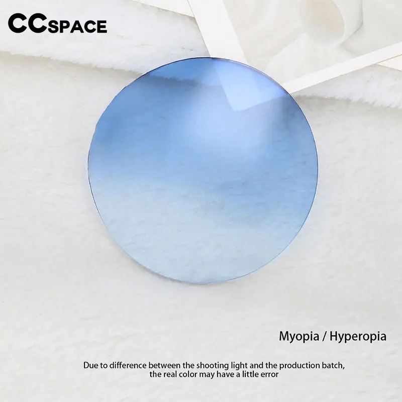 A Pair of Optical Lens Gradient Dyed Myopia Presbyopia Aspheric Prescription Scratch-Resistant 1.56 1.61 1.67 Index Dyeing