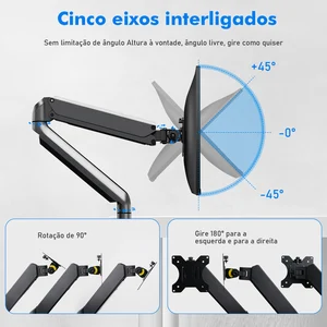 Articulated arm monitor, PC monitors, monitor support, articulated bracon monitor, articulated support for monitor, from Brazil 10 Main Sales Articulated Braco Monitor - №6