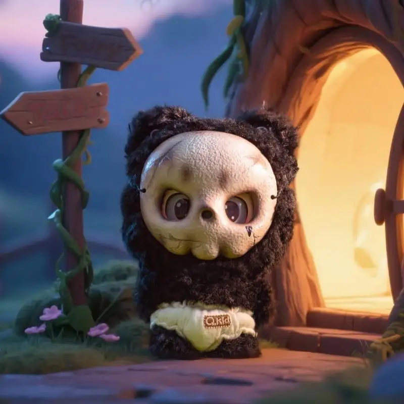 100% подлинная JOTOYS нечетная, даже модная музыка Q, сокровище, фэнтези, сказка, эмоции, пушистый монстр, серия, модная игрушка, кулон, кукла