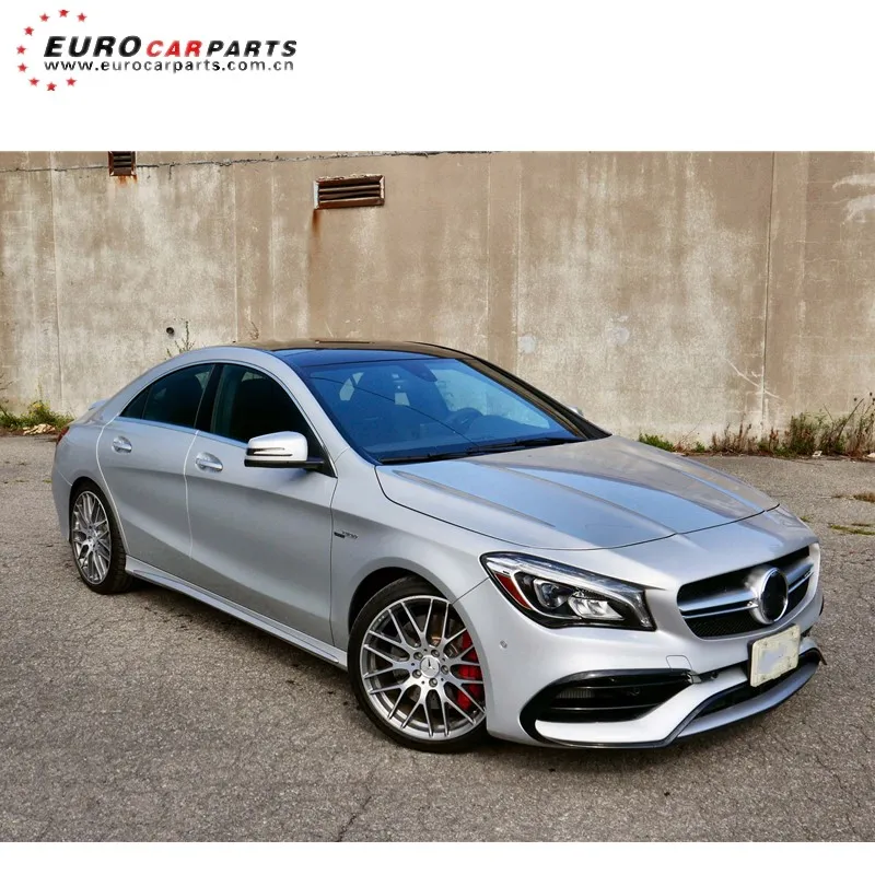 W117 2017 body kits fit for CLA-class W117 CLA200 CLA250 CLA260 to CLA45 style body kits