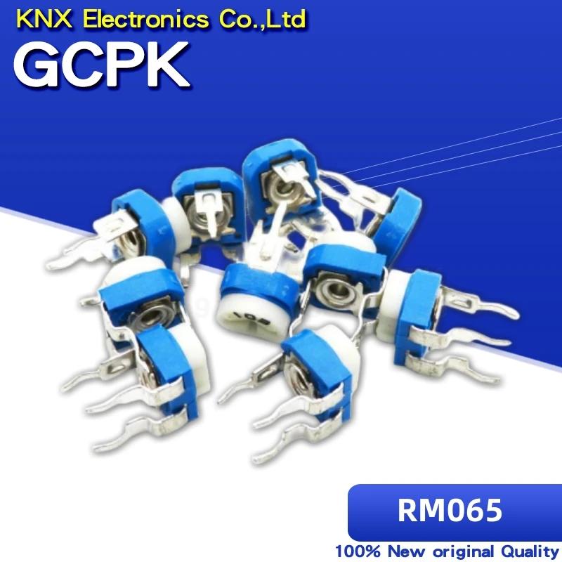 20pcs RM065 RM-065 Trimpot Trimmer Potentiometer 100 200 500 ohm 1K 2K 5K 10K 20K 50K 100K 200K 500K 1M ohm 100R 200R 500R