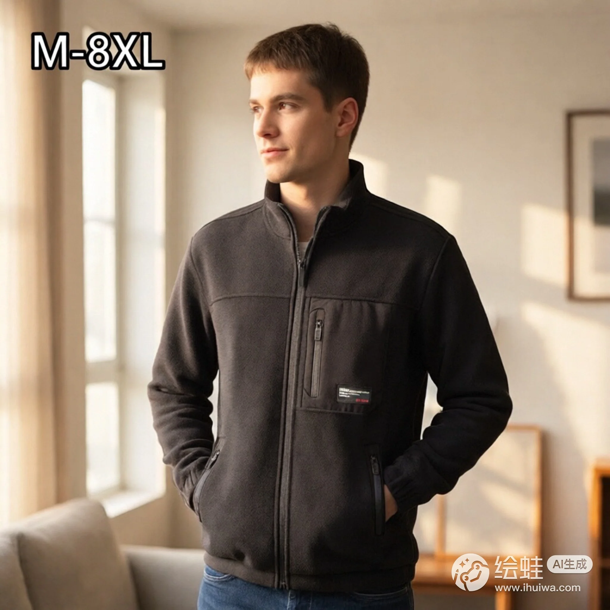 Plus Size Winter Jackets Men Winter Fleece Liner Outdoors Windproof Cotton Padded Jackets Male Travel Thick Warm Parka Overcoat