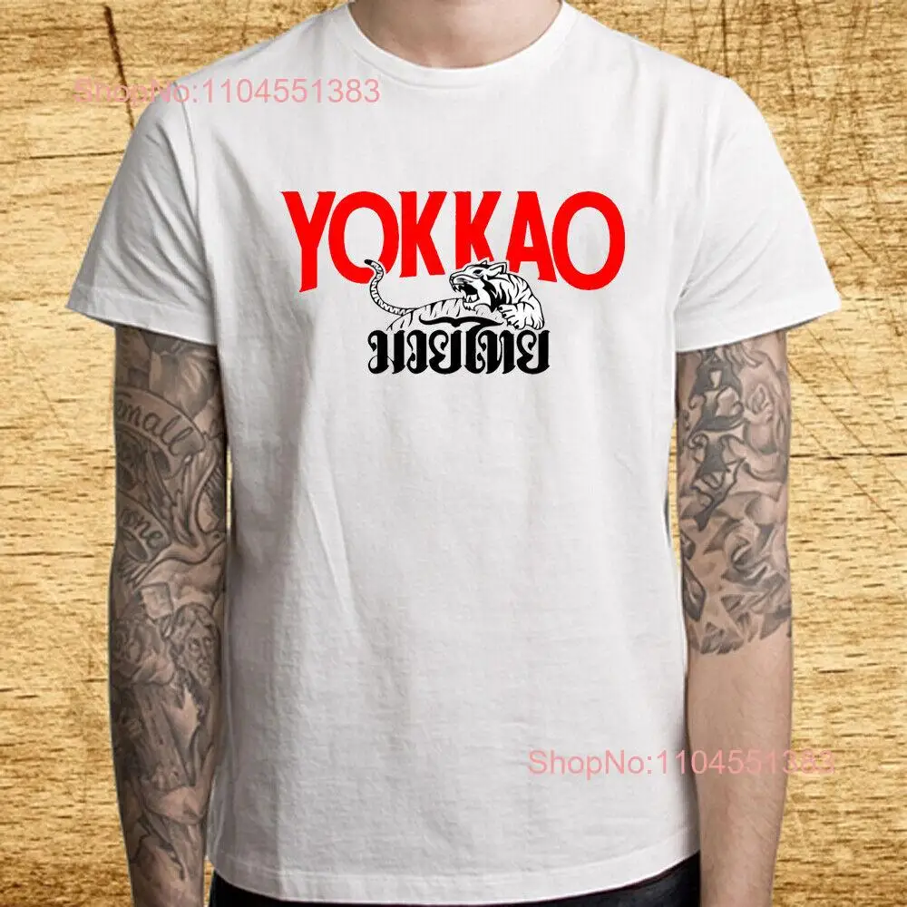 

Yokkao Muaythai Kickboxing Men's White T-Shirt Size S-5XL