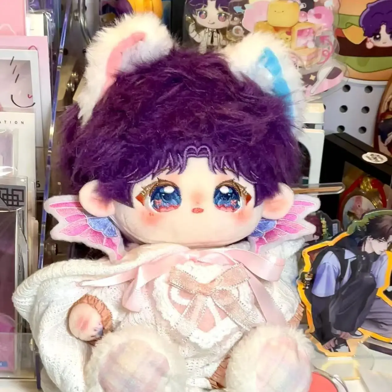 

Love and Deepspace Cute Rafayel Anime Figure Plush Doll Body Dress Up Cotton Plushie 20cm Pillow Toys Gift