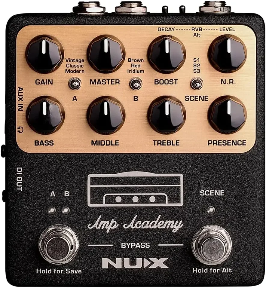 NUX Amp Academy NGS-6 Amplifier For Electric Guitar Pedal Electric Guitar Effects AMP Modelingh Send/Return Effect Loop