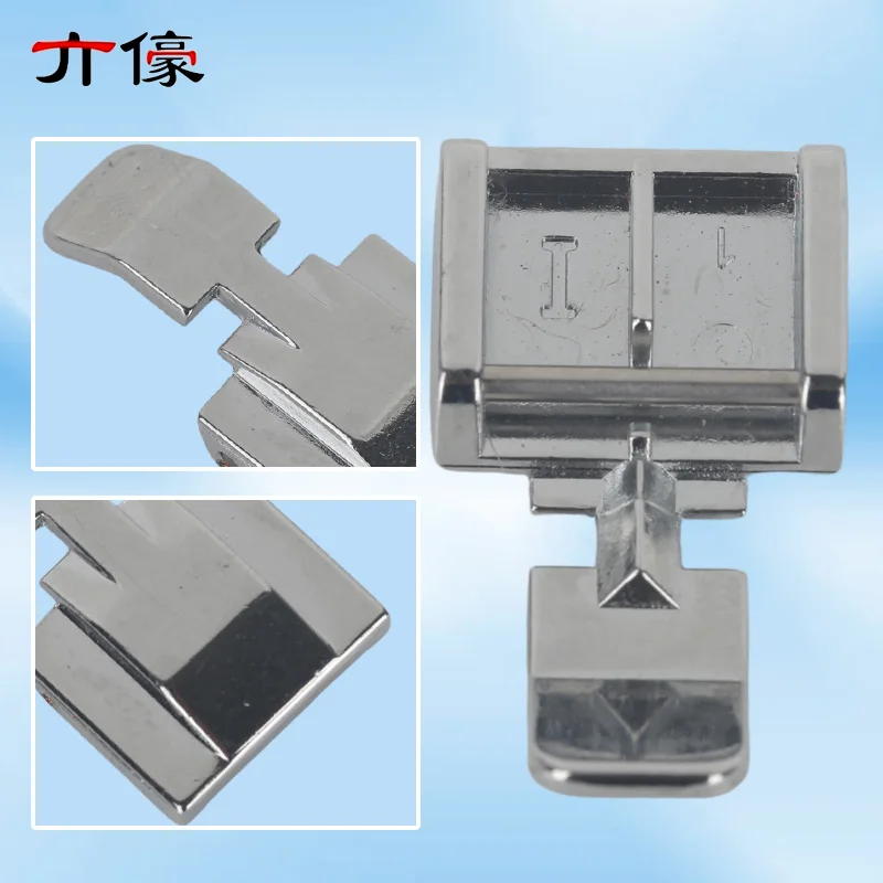 Wide Left & Right Zipper Presser Foot For Low Shank Snap On Domestic Singer Brother Babylock Janome Sewing Machine Accessories view 6