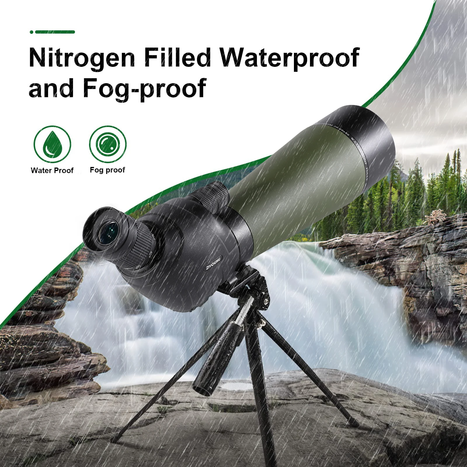 【新品・未使用】Gosky 20-60x60 スポッティングスコープ Amazon.com: Gosky Spotting Scope, 20-60x60 Spotting Scopes for